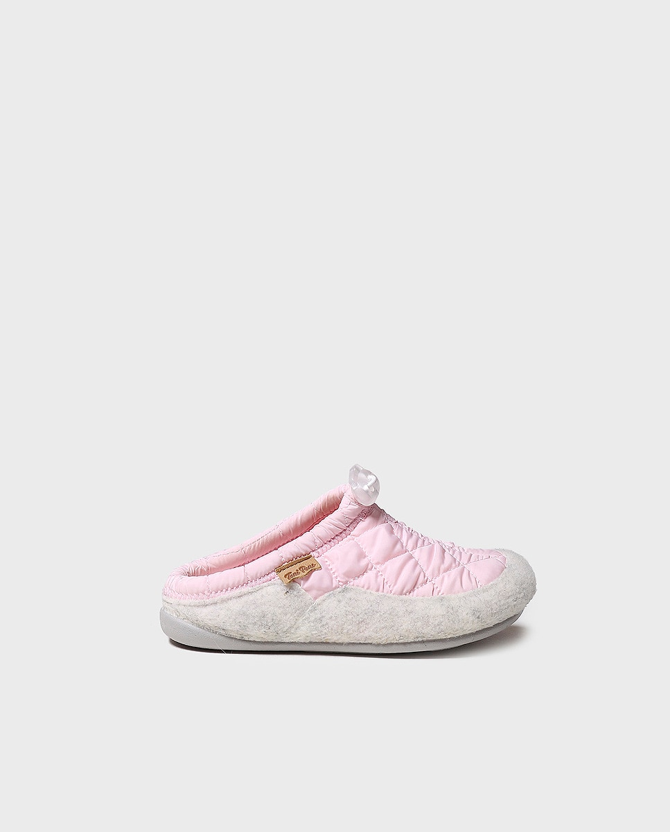 Imagem 0 de Pantufas Fechadas Infantil de Tecido Acolchoado