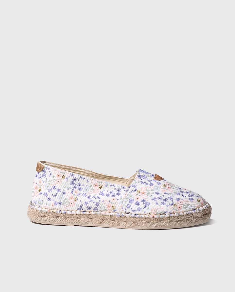 Imagem 0 de Alpercatas Rasas Unissexo de Tecido com Estampado Floral