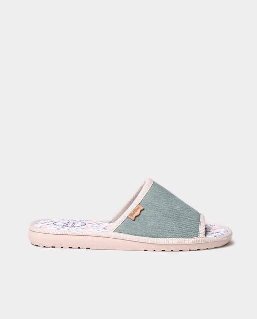 Imagem 0 de Pantufas de Tecido em Liso