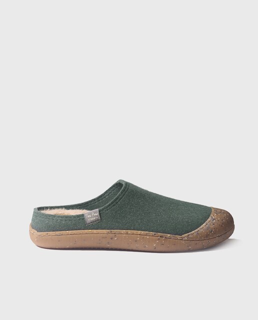 Imagem 0 de Pantufas de Feltro Reciclado de Tons Lisos