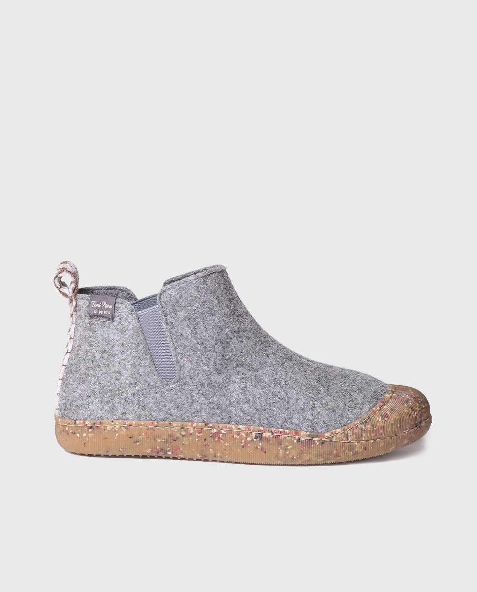 Imagem 0 de Pantufas de Feltro Reciclado em Liso