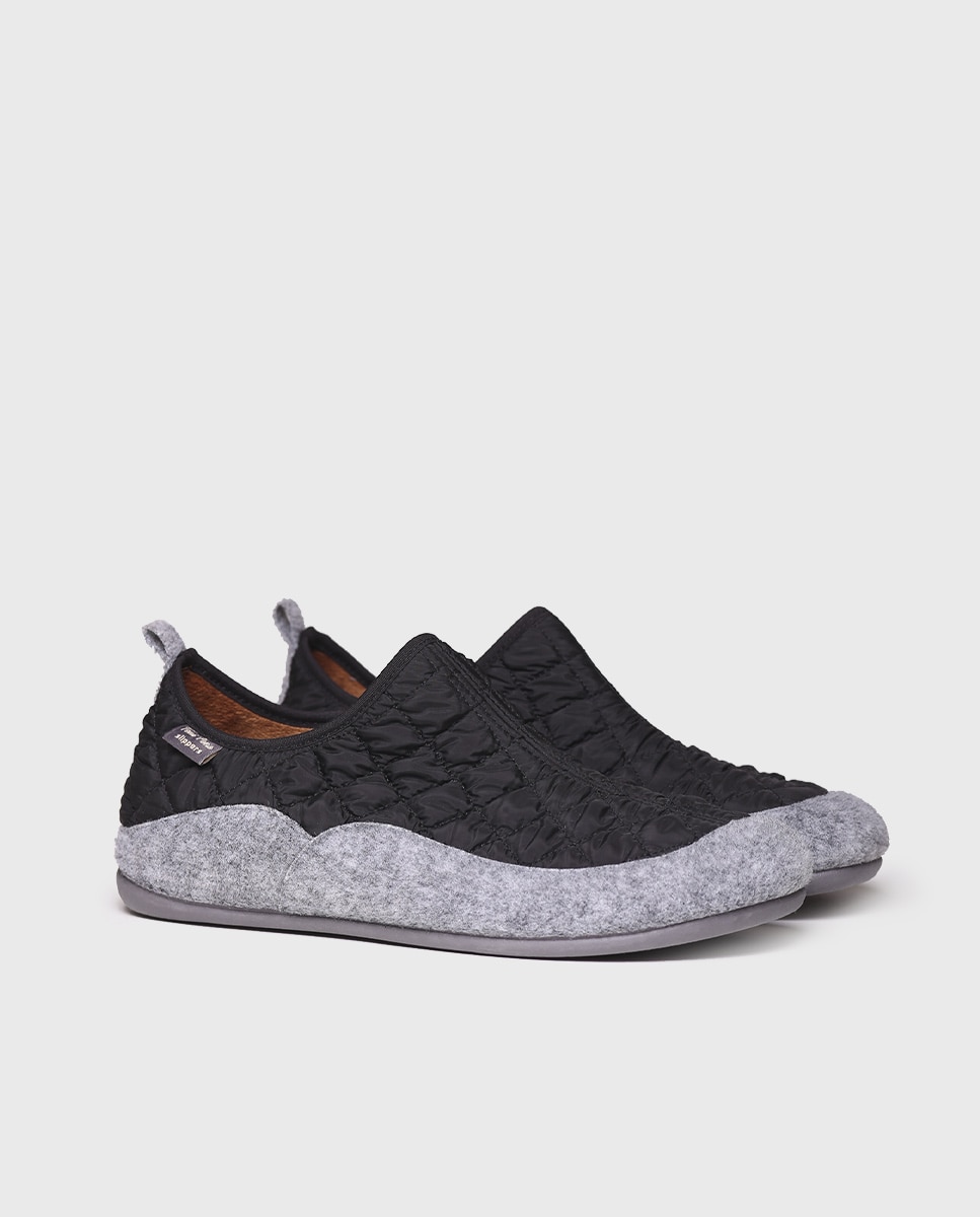 Pantufas Tipo Botim Preto-2