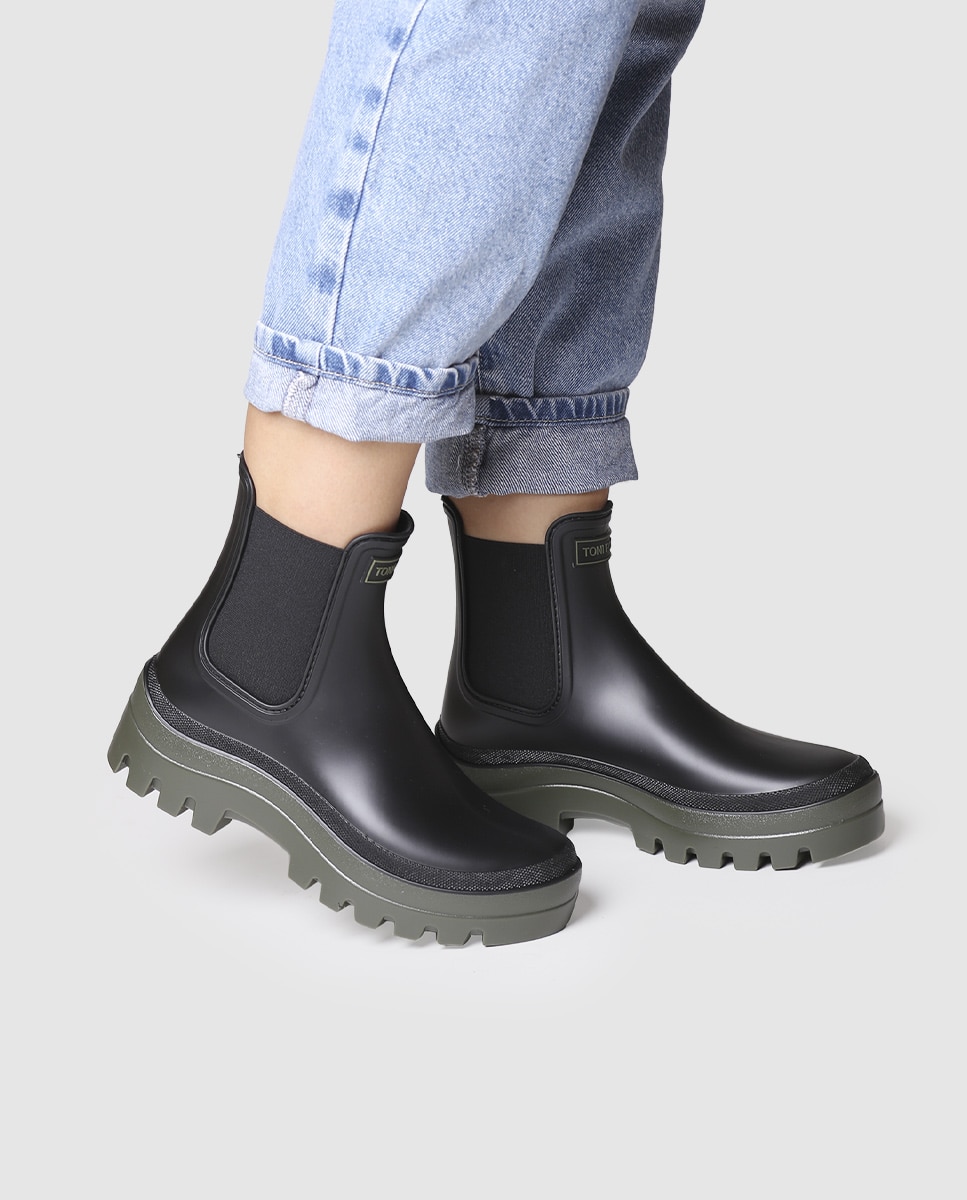 Botins de Água com Plataforma Caqui-4