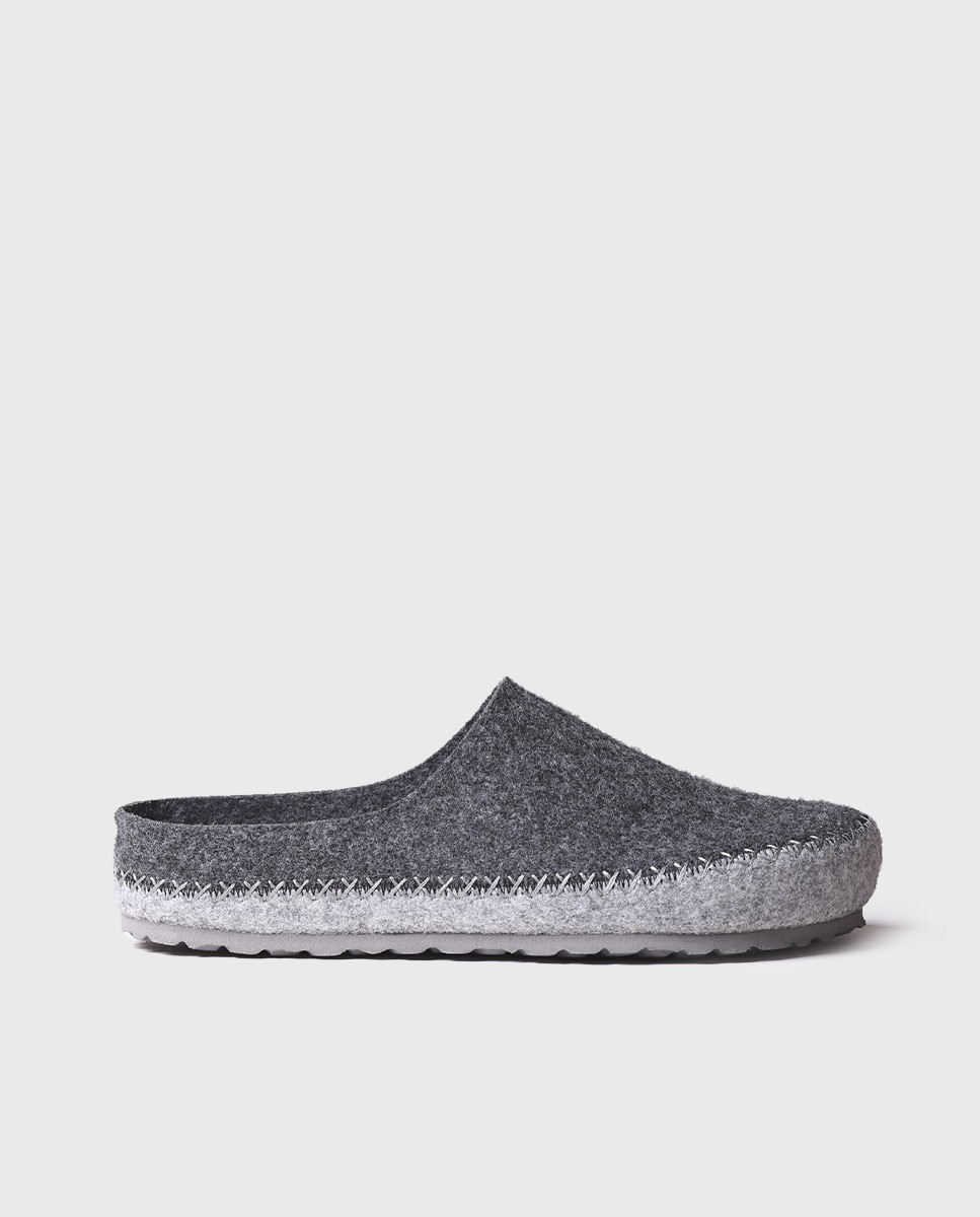 Imagem 0 de Pantufas de Feltro Bicolor