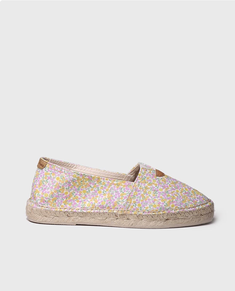 Imagem 0 de Alpercatas Rasas Unissexo de Tecido com Estampado Floral