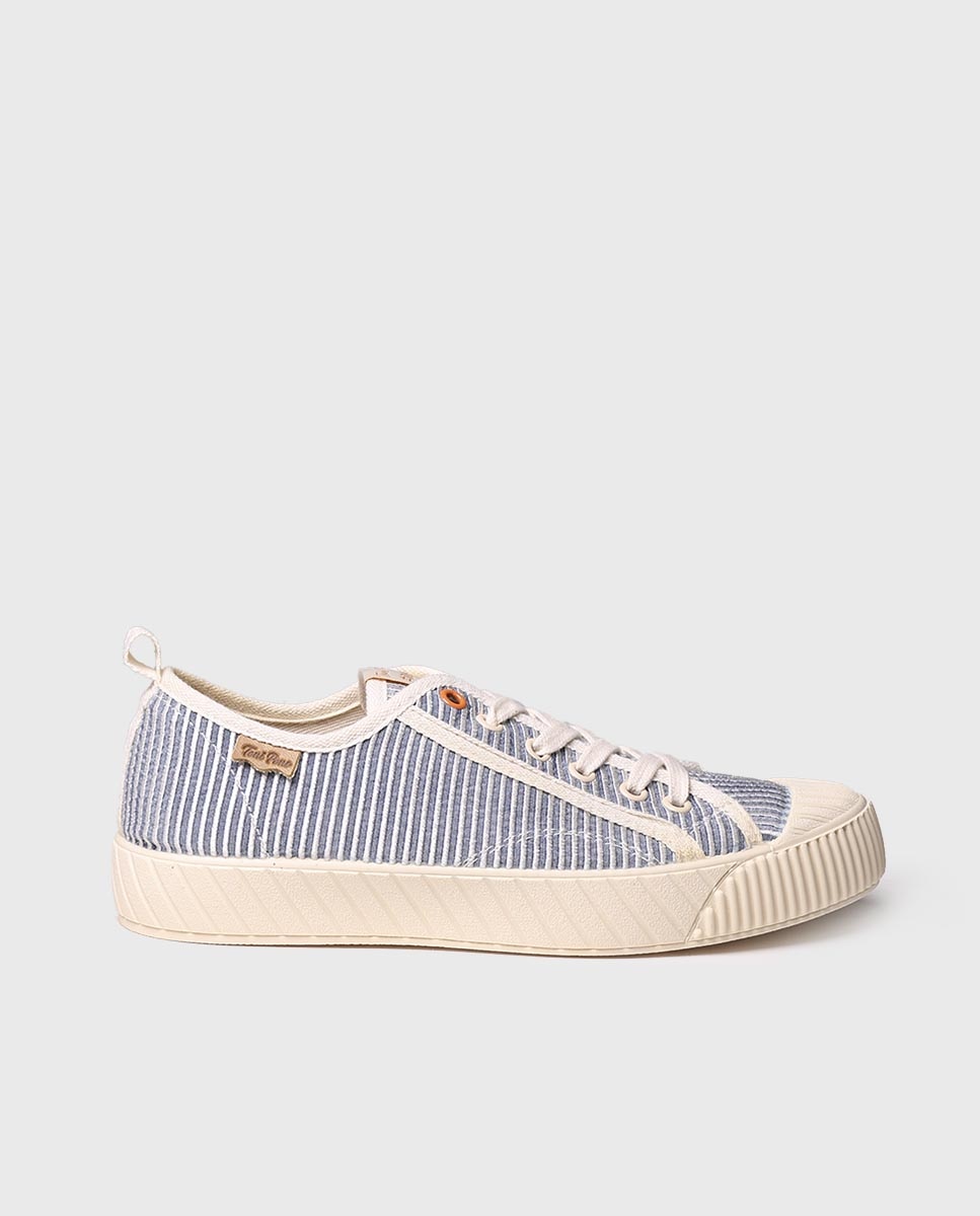 Imagem 0 de Sapatilhas de Lona em Tecido com Atacadores