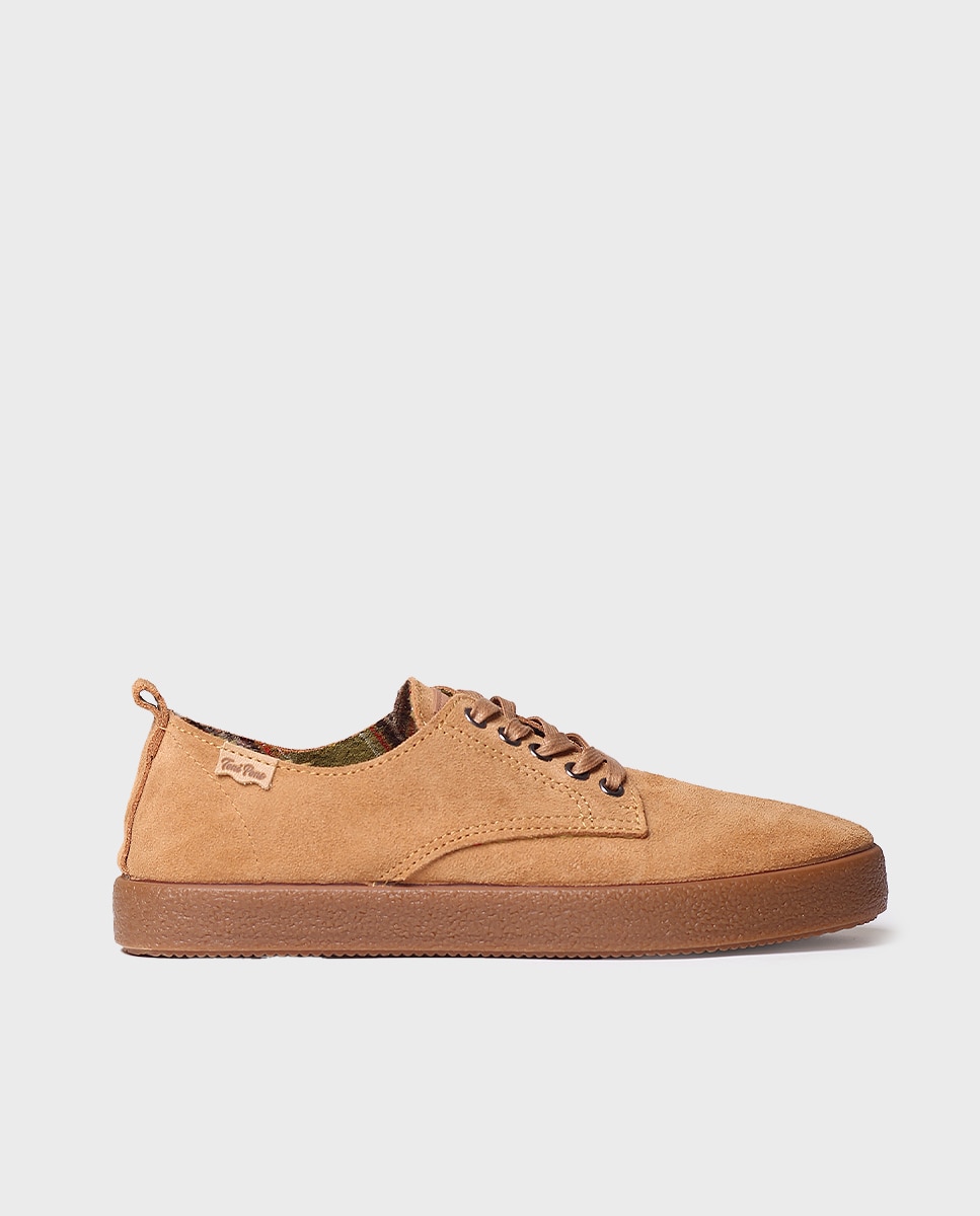 Imagem 0 de Sapatilhas de Camurça com Atacadores