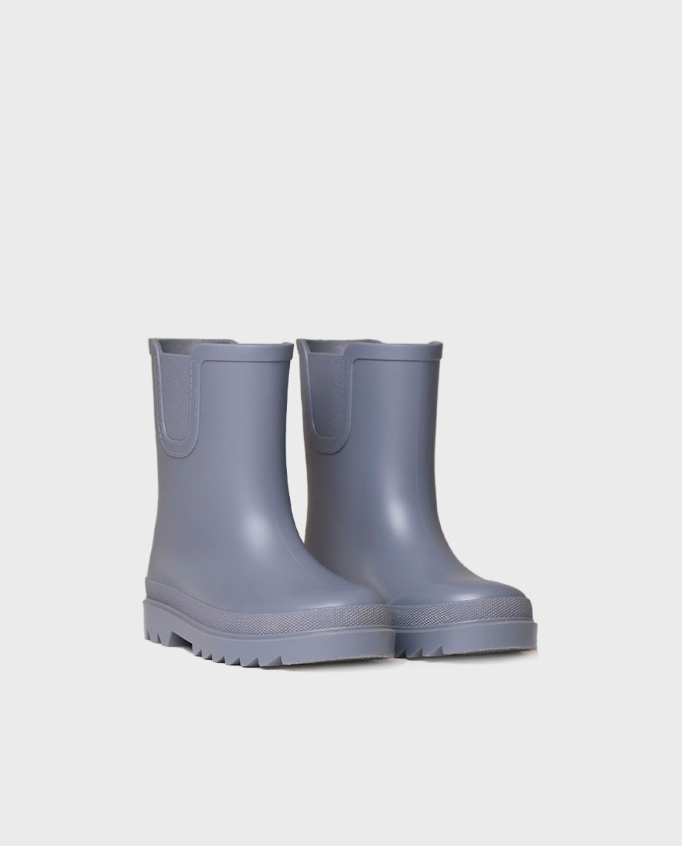 Galochas de Borracha Antiderrapante Azul-claro-2