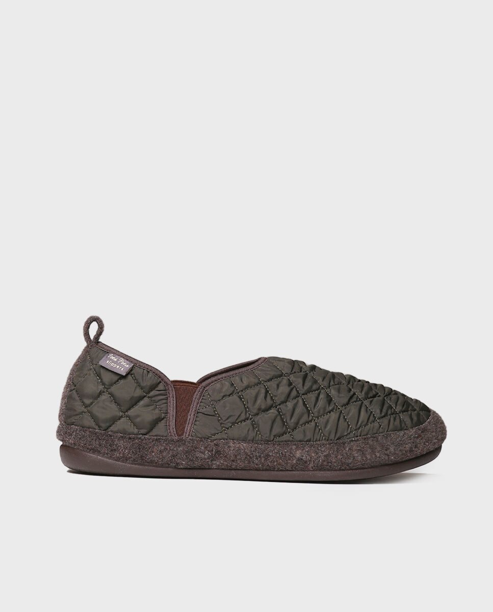 Imagem 0 de Pantufas de Tecido com Sola Antiderrapante