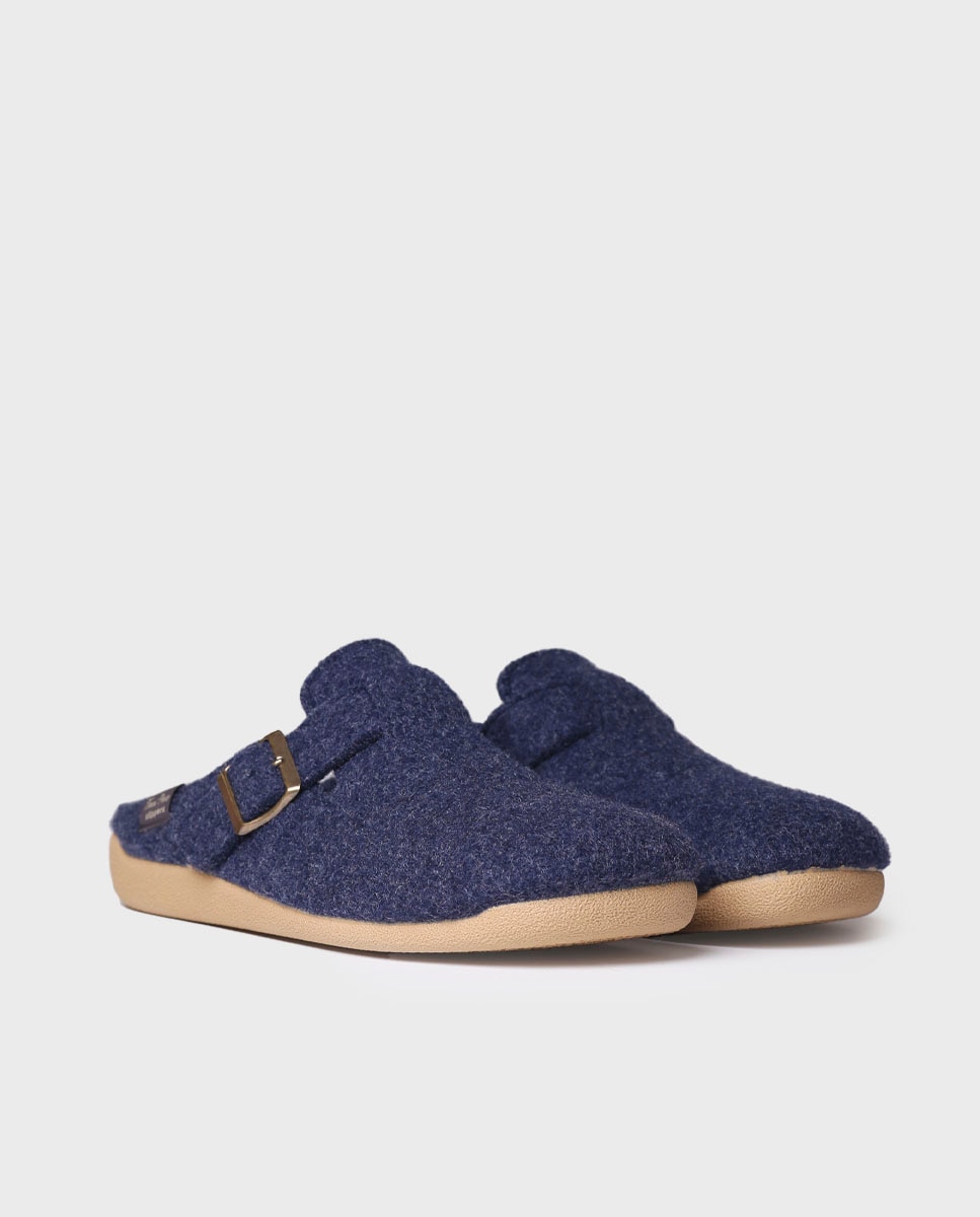 Pantufas Tipo Socas Azul-2