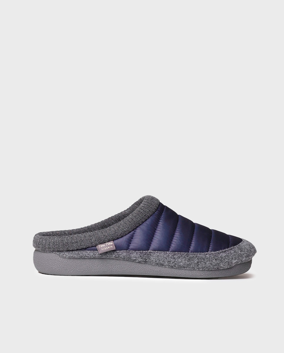 Pantufas de Feltro Azul-marinho-1