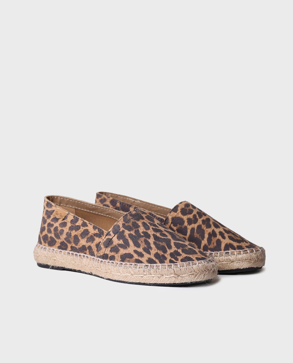 Alpercatas Rasas de Camurça Estampadas Multicolor-2