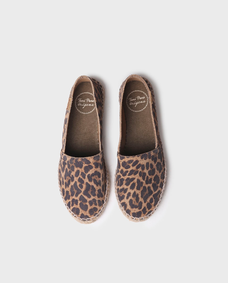 Alpercatas Rasas de Camurça Estampadas Multicolor-3