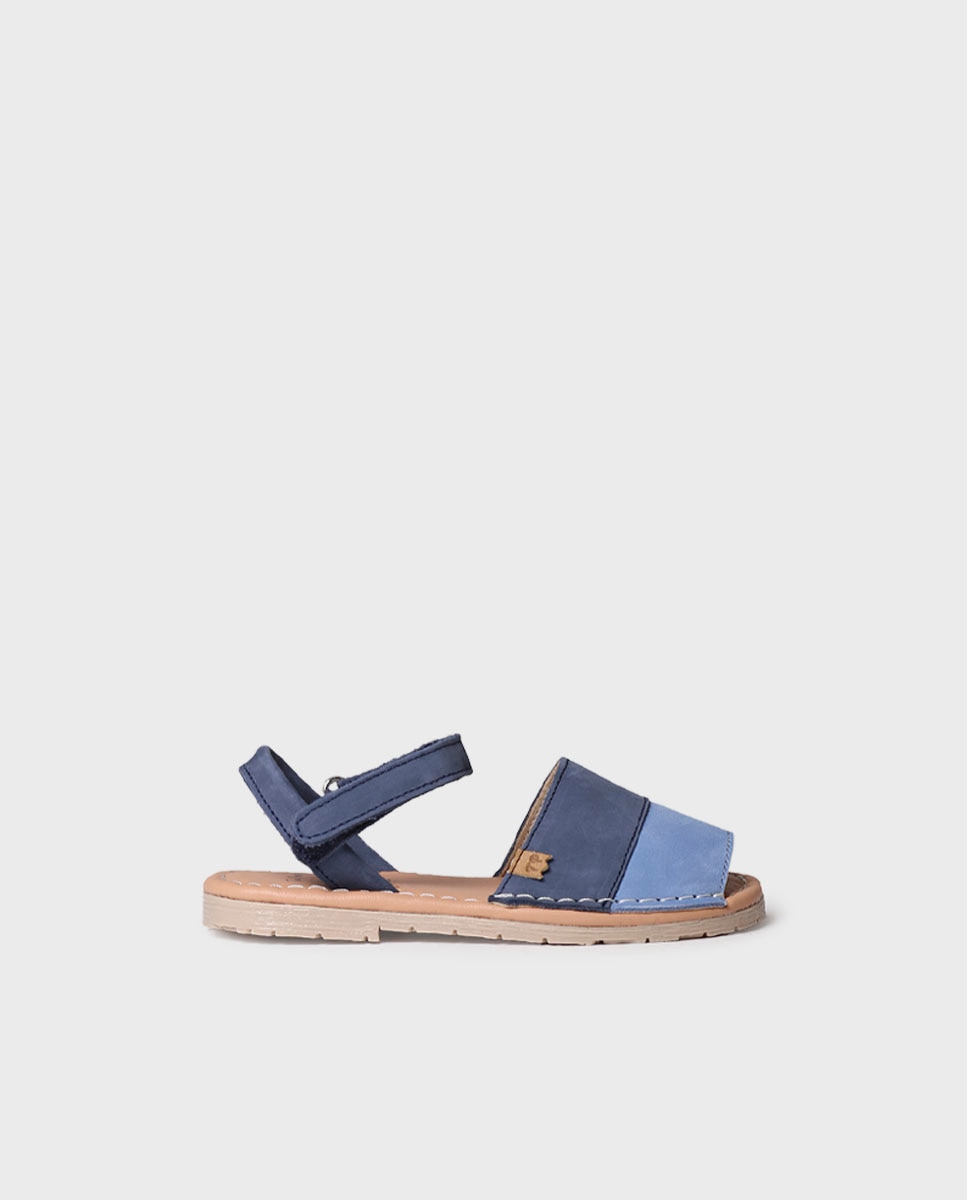 Imagem 0 de Menorquinas Infantil de Nobuck com Velcro