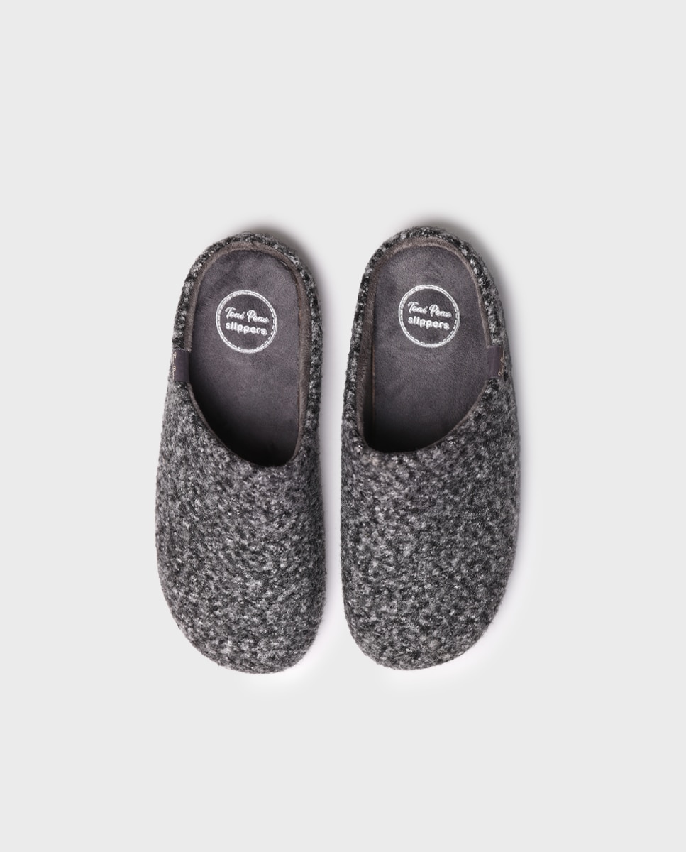 Pantufas Tipo Socas Preto-3