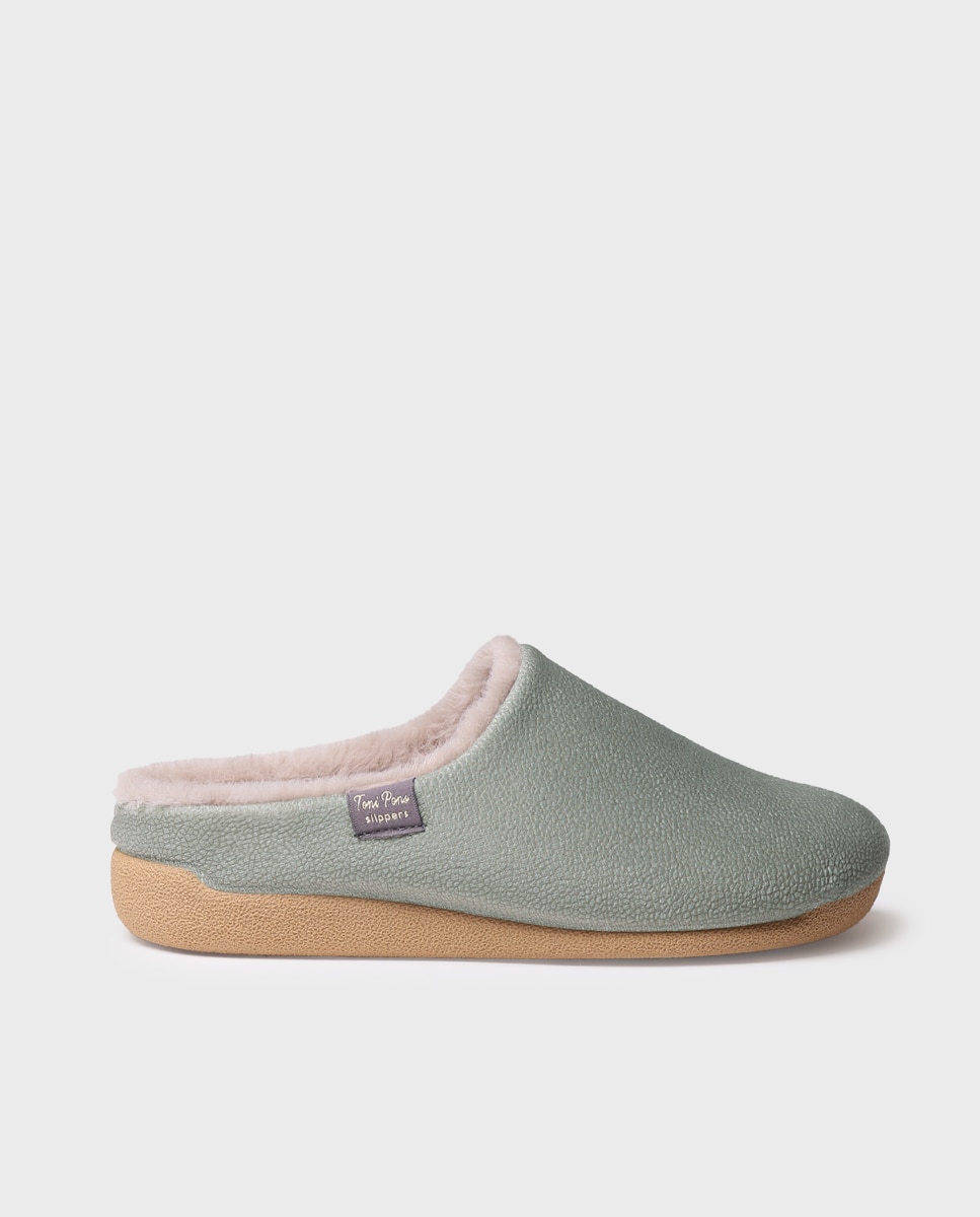Pantufas Fechadas Tipo Socas Verde-1