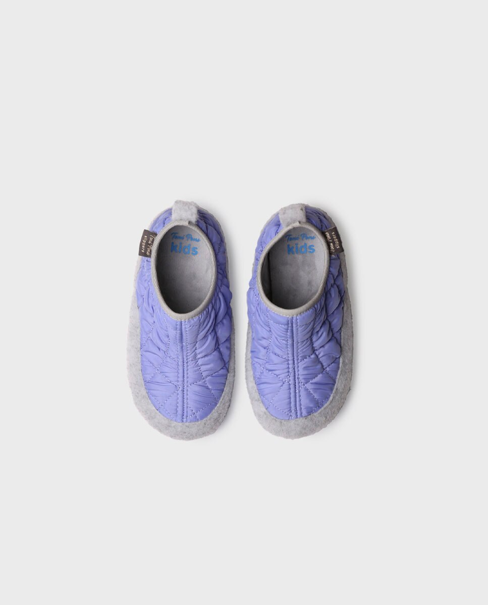 Pantufas Fechadas Infantil de Tecido Acolchoado Toni Pons Roxo-3