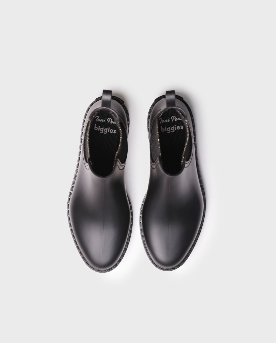 Botins de Água de Cano Baixo Preto-3