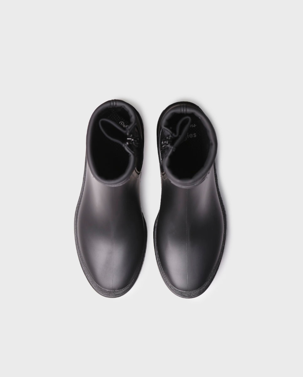 Botins de Água com Plataforma Preto-3