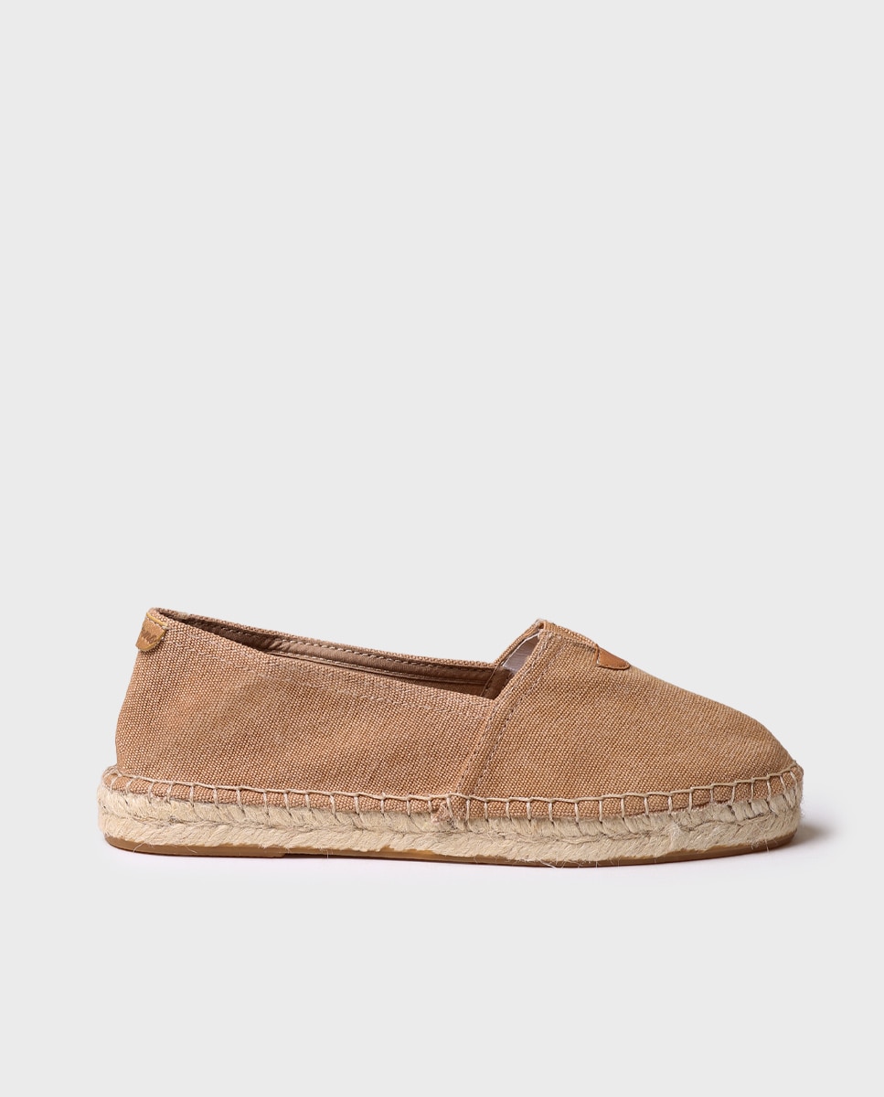 Imagem 0 de Alpercatas Rasas Unissexo de Tecido em Liso