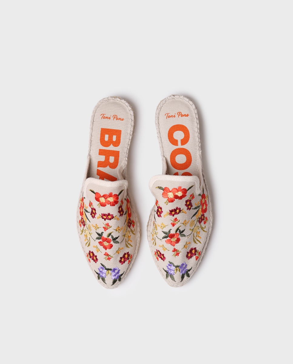 Alpercatas Rasas Abertas de Algodão Cru-3