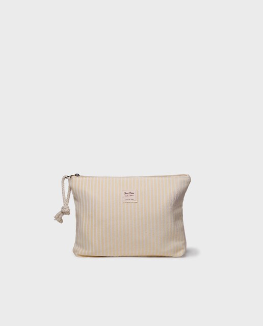 Imagem 0 de Necessaire às Riscas com Fecho Zip