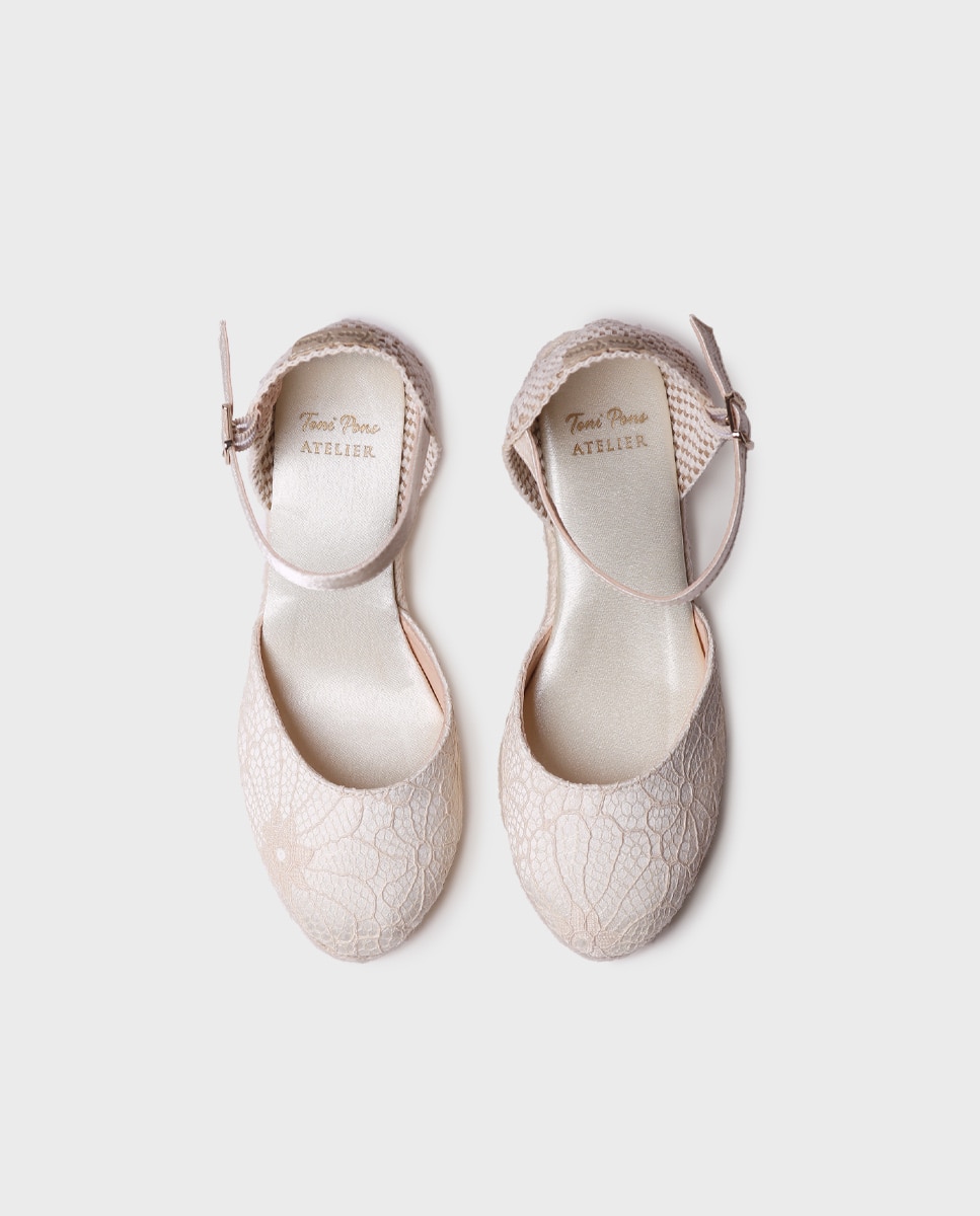 Alpercatas de Plataforma em Tecido Cru-3