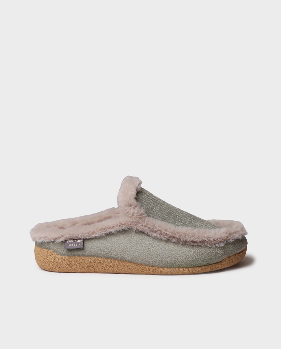Pantufas Tipo Socas Verde-1