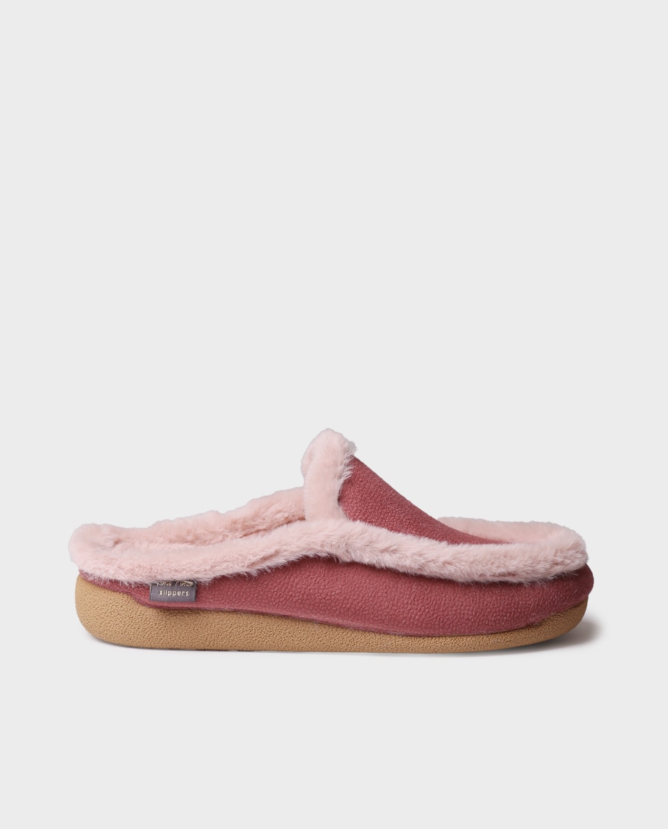 Pantufas Tipo Socas Rosa-1