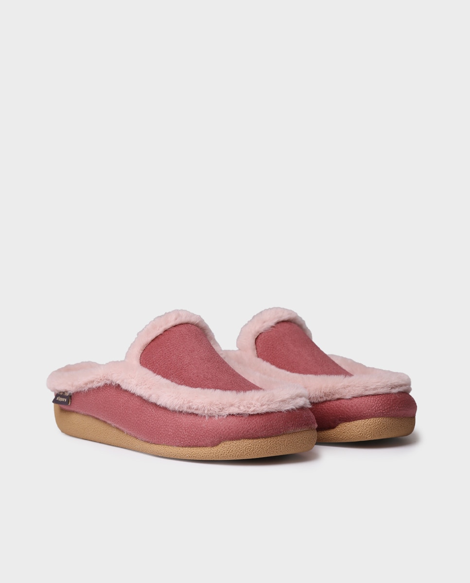 Pantufas Tipo Socas Rosa-2