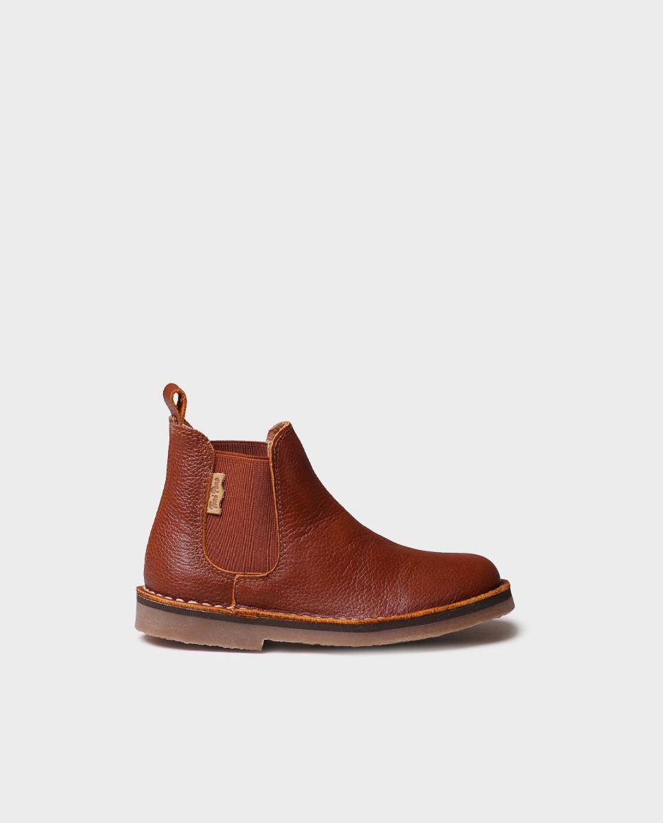 Imagem 0 de Botins Infantil de Pele com Elástico