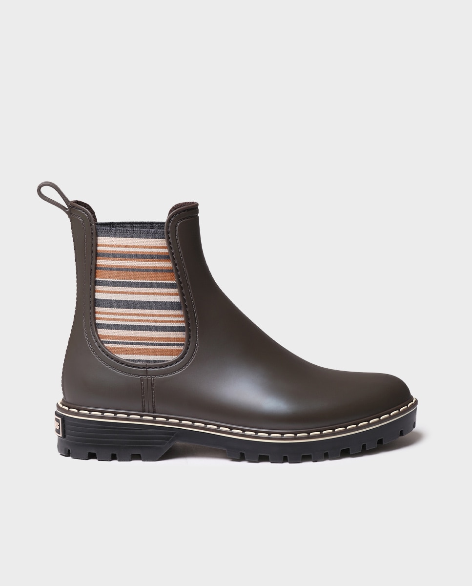 Botins de Água de Cano Baixo Castanho-1