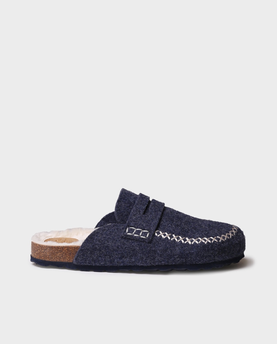Pantufas Tipo Socas Azul-marinho-1