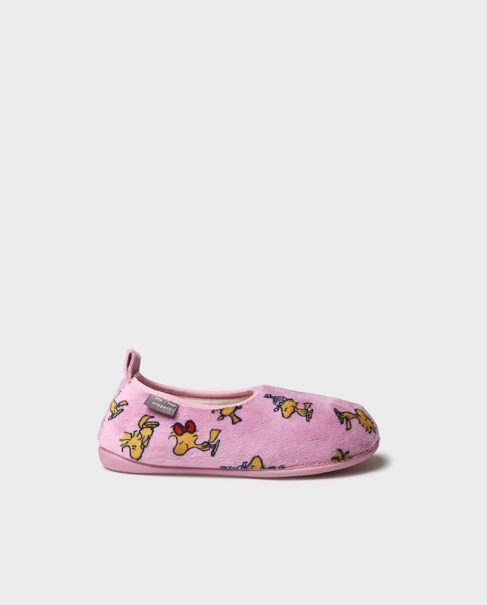 Imagem 0 de Pantufas Infantil de Pelo Suave de Snoopy