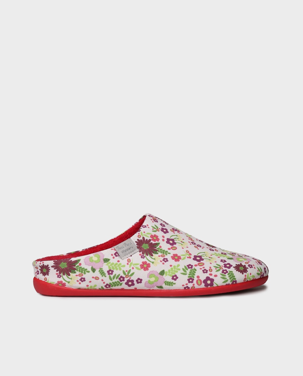 Imagem 0 de Pantufas de Tecido de Algodão Estampado