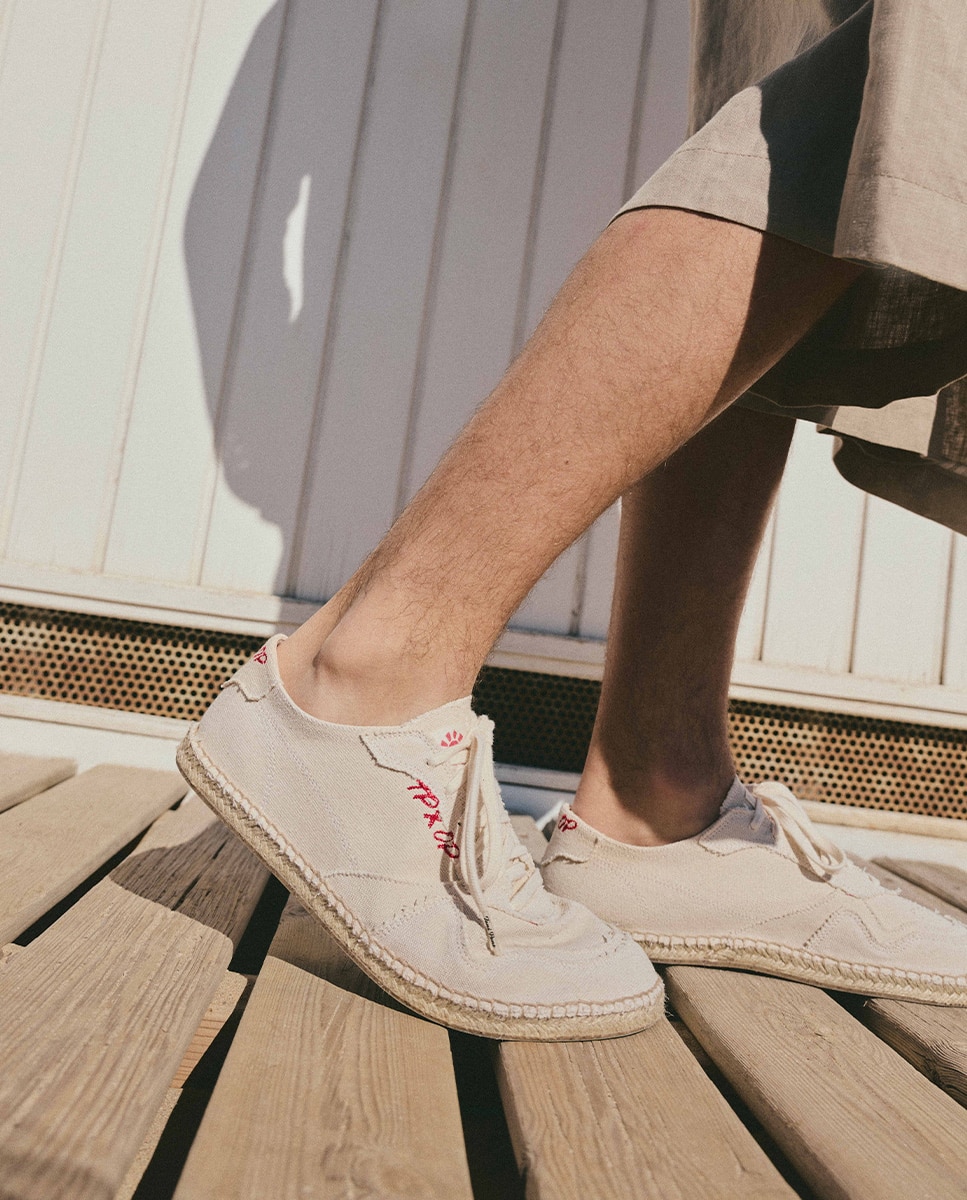 Alpercatas Barefoot com Cordões Cru-5
