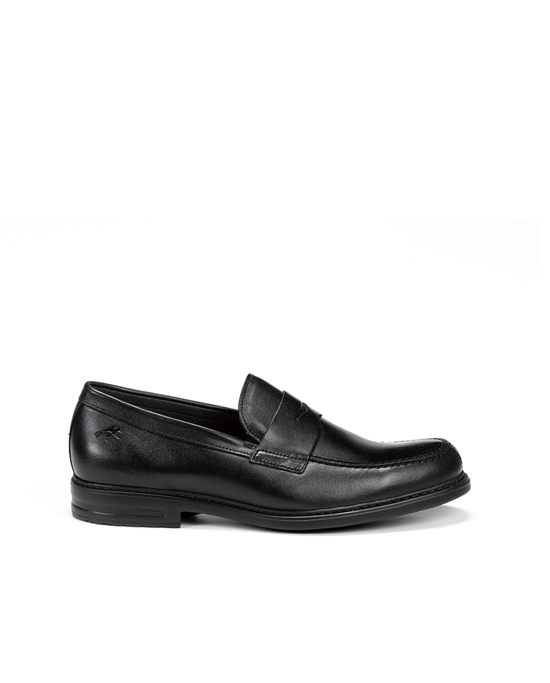 Mocassins Fabricados em Pele Preto-1