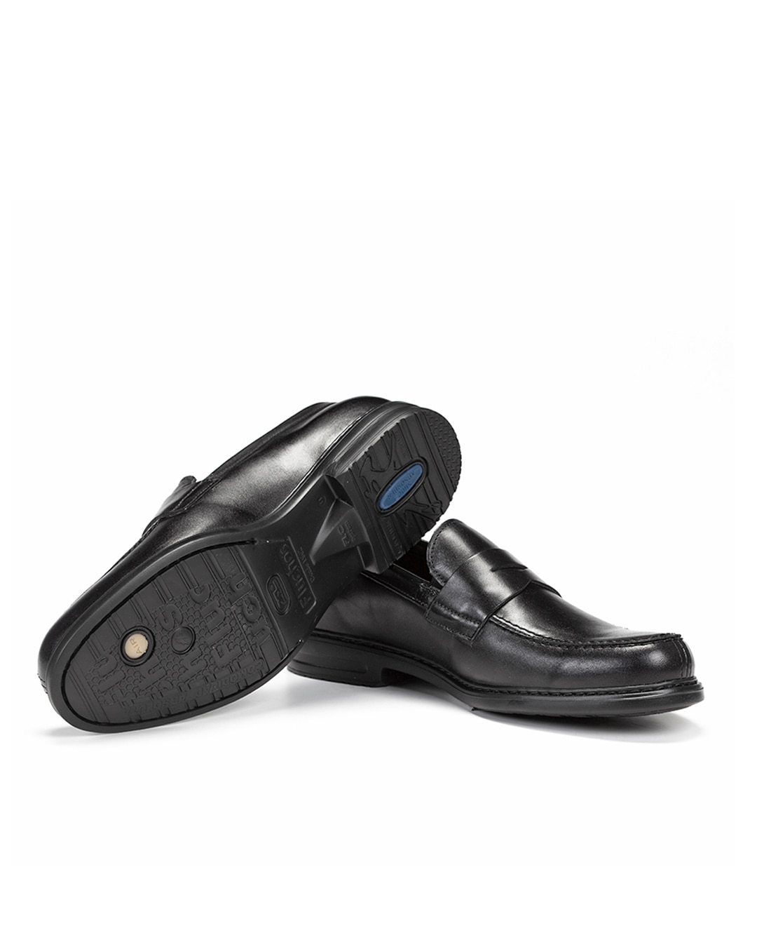 Mocassins Fabricados em Pele Preto-4