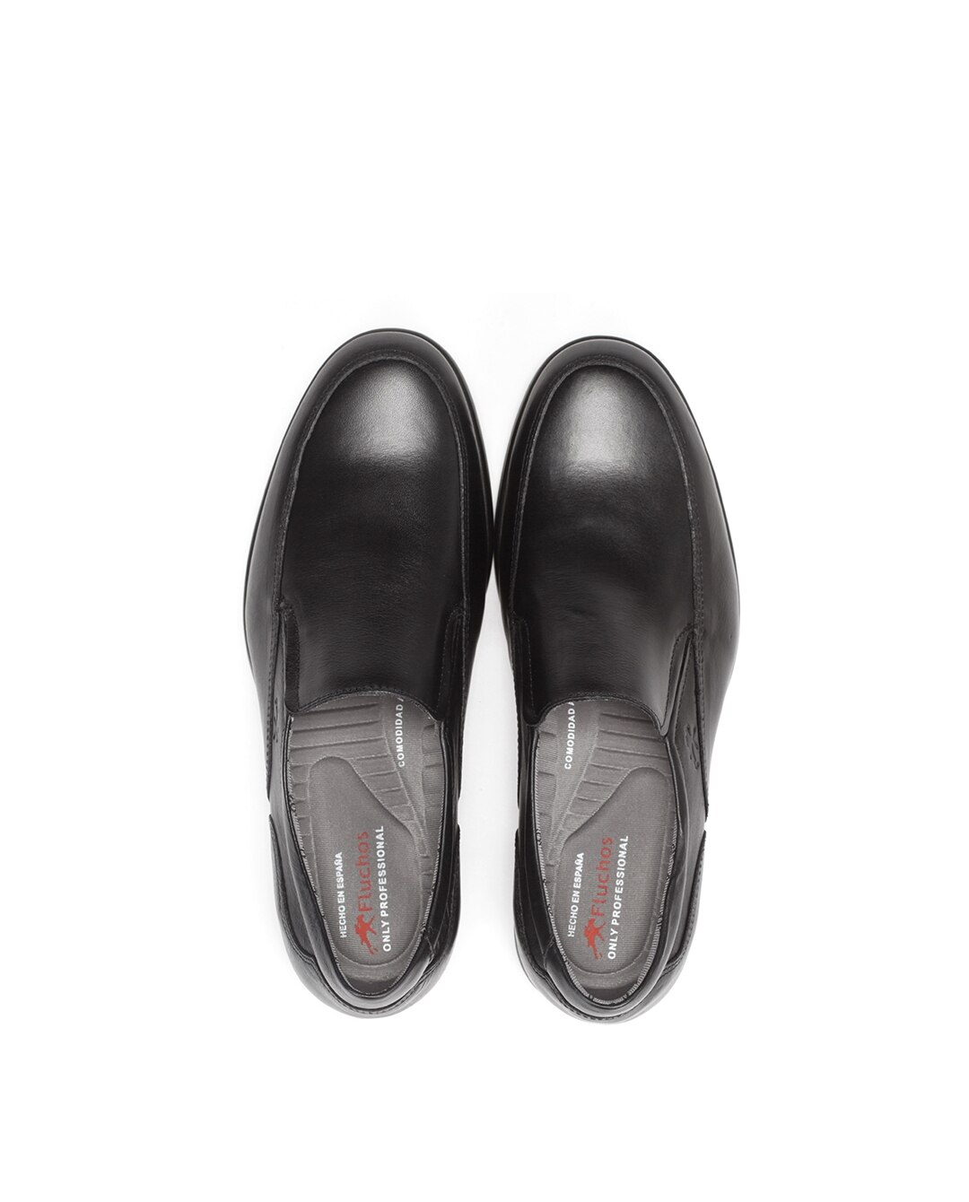 Mocassins Fabricados em Pele Preto-3