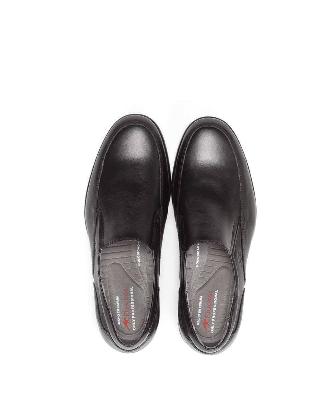 Mocassins Fabricados em Pele Preto-3