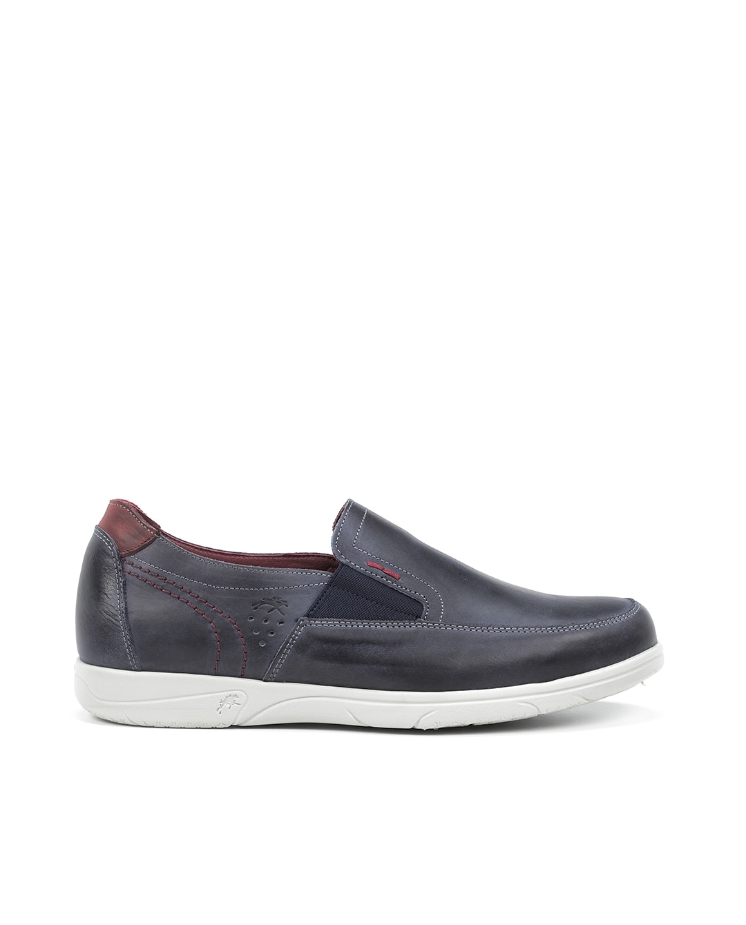 Mocassins Fabricados em Pele Azul-marinho-1
