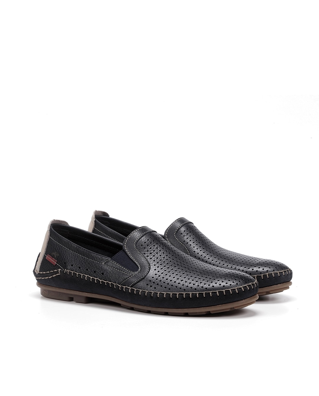 Mocassins Fabricados em Pele Preto-2