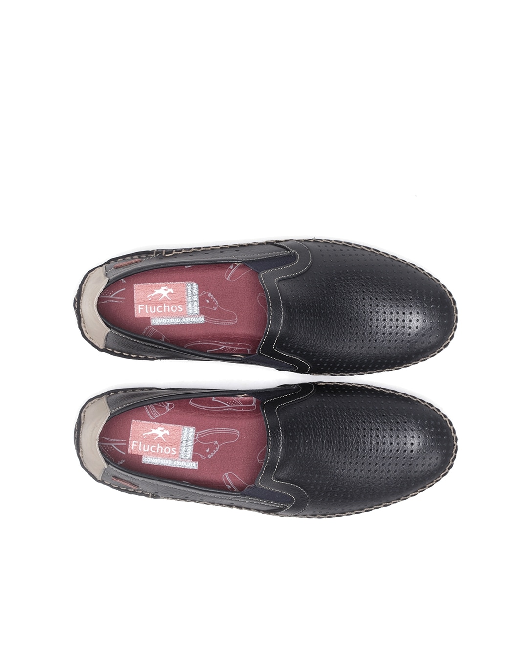 Mocassins Fabricados em Pele Preto-4