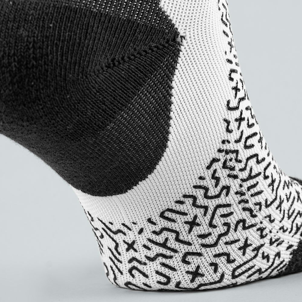 Extreme Grip Sock Preto / Branco-5