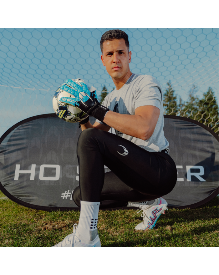 Calça Térmica de Futebol Raven Sem Proteções Preto-3