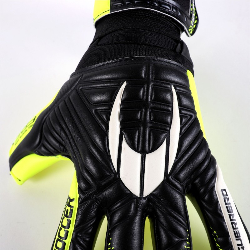 Luvas Guarda-Redes de Futebol Guerrero Protek Justice NG Lime Shadow Laranja-2