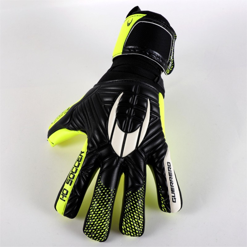 Luvas Guarda-Redes de Futebol Guerrero Protek Justice NG Lime Shadow Laranja-4