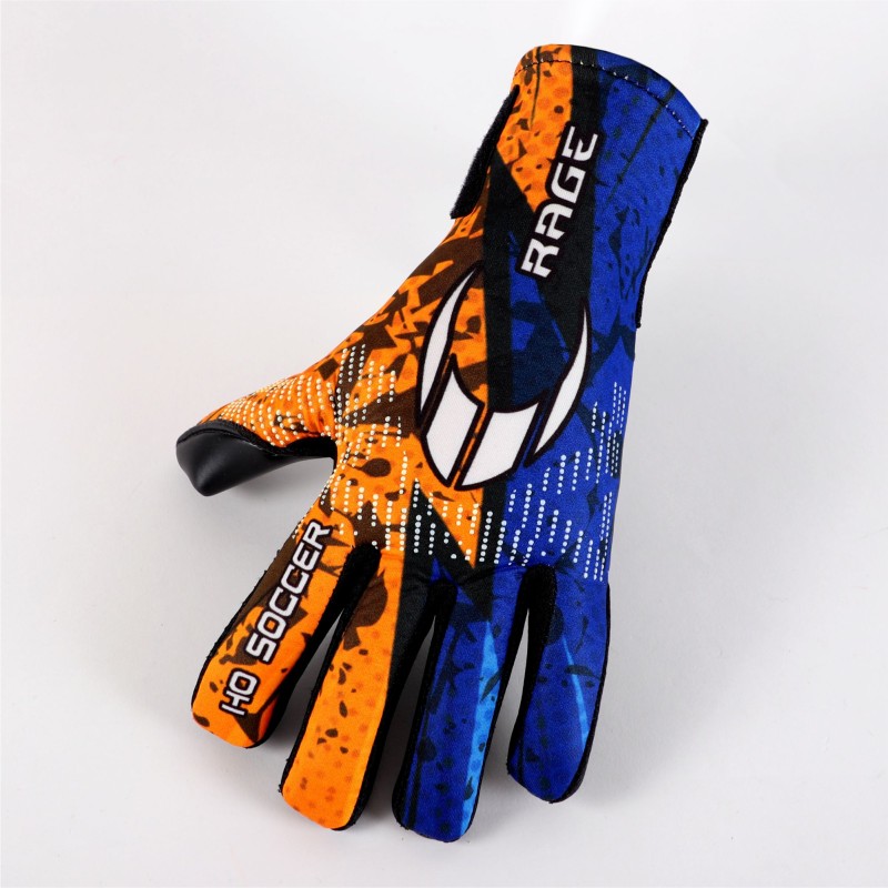 Luvas Guarda-Redes de Futebol Rage Plus Electric Orange Blue Laranja-3