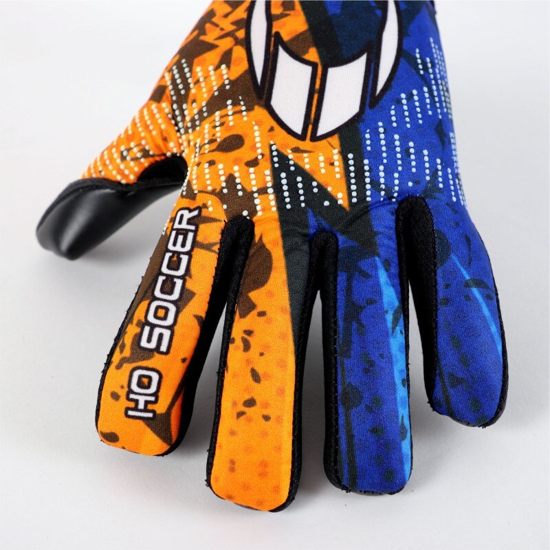 Luvas Guarda-Redes de Futebol Rage Plus Electric Orange Blue Laranja-4