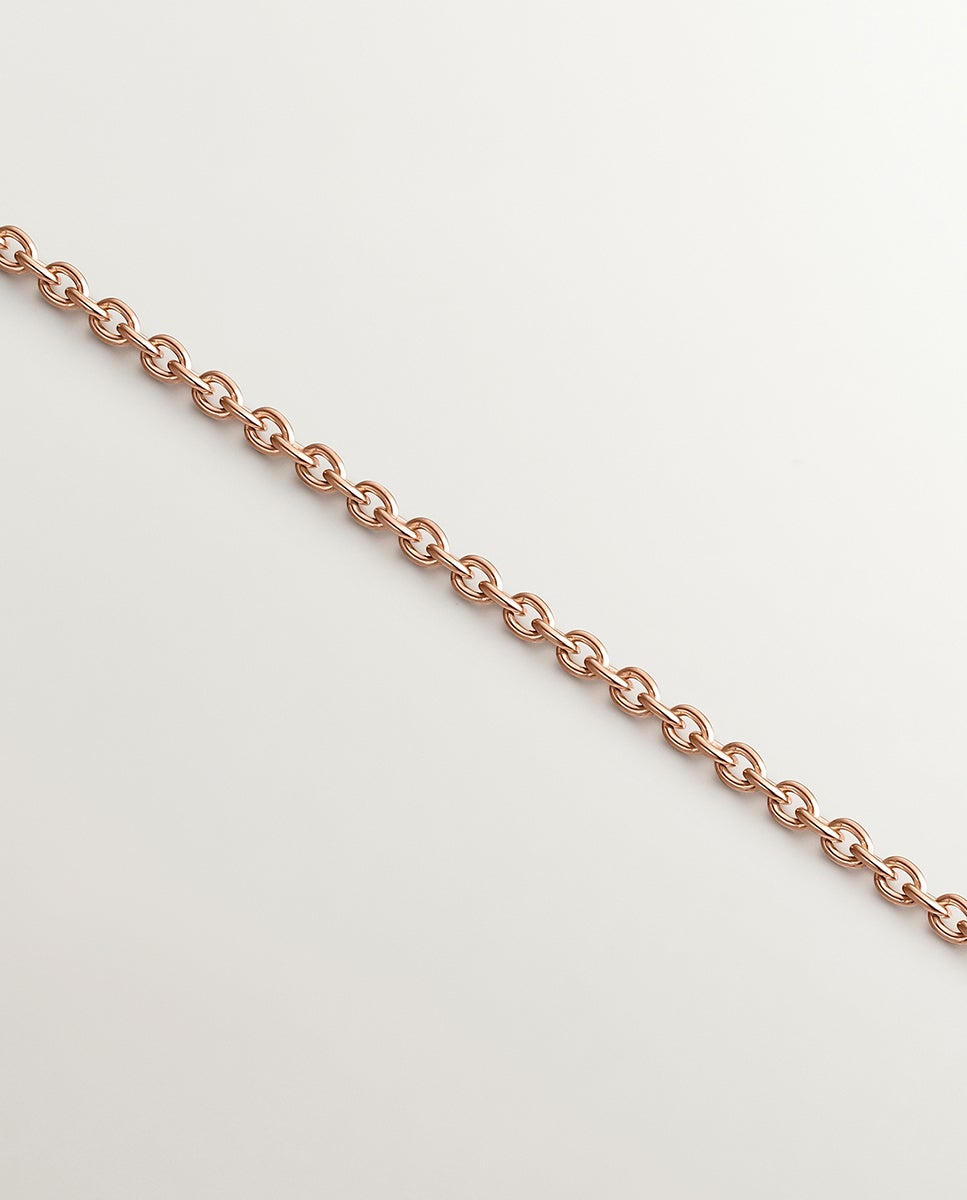 Pendente de Prata 925 Banhada em Ouro Rosa de 18k com Círculos e Espinelas Negras Preto-5